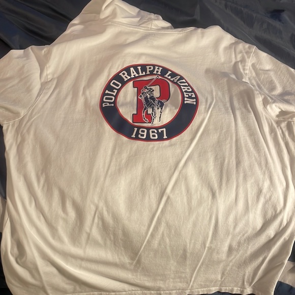 Polo Hooded Short Sleeve Graphic Tee, XL, Worn twice - Picture 4 of 4